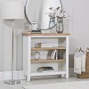 Foxstone Small 2 shelve Wide Bookcase
